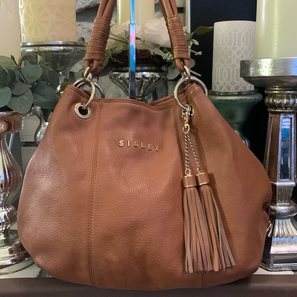 Sisley hobo handbag tan/brown
